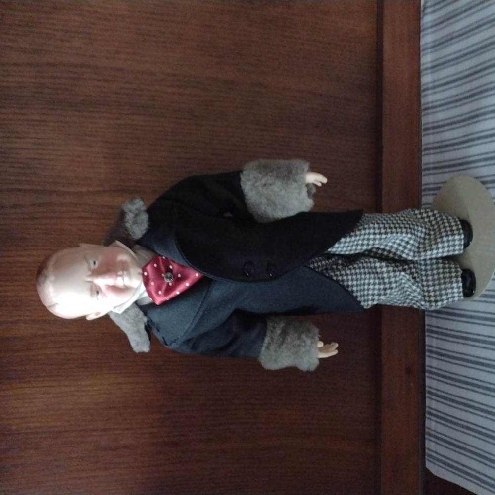 W.C Fields Effanbee Vinyl Portrait Collectable Doll 1st In Legend Series
